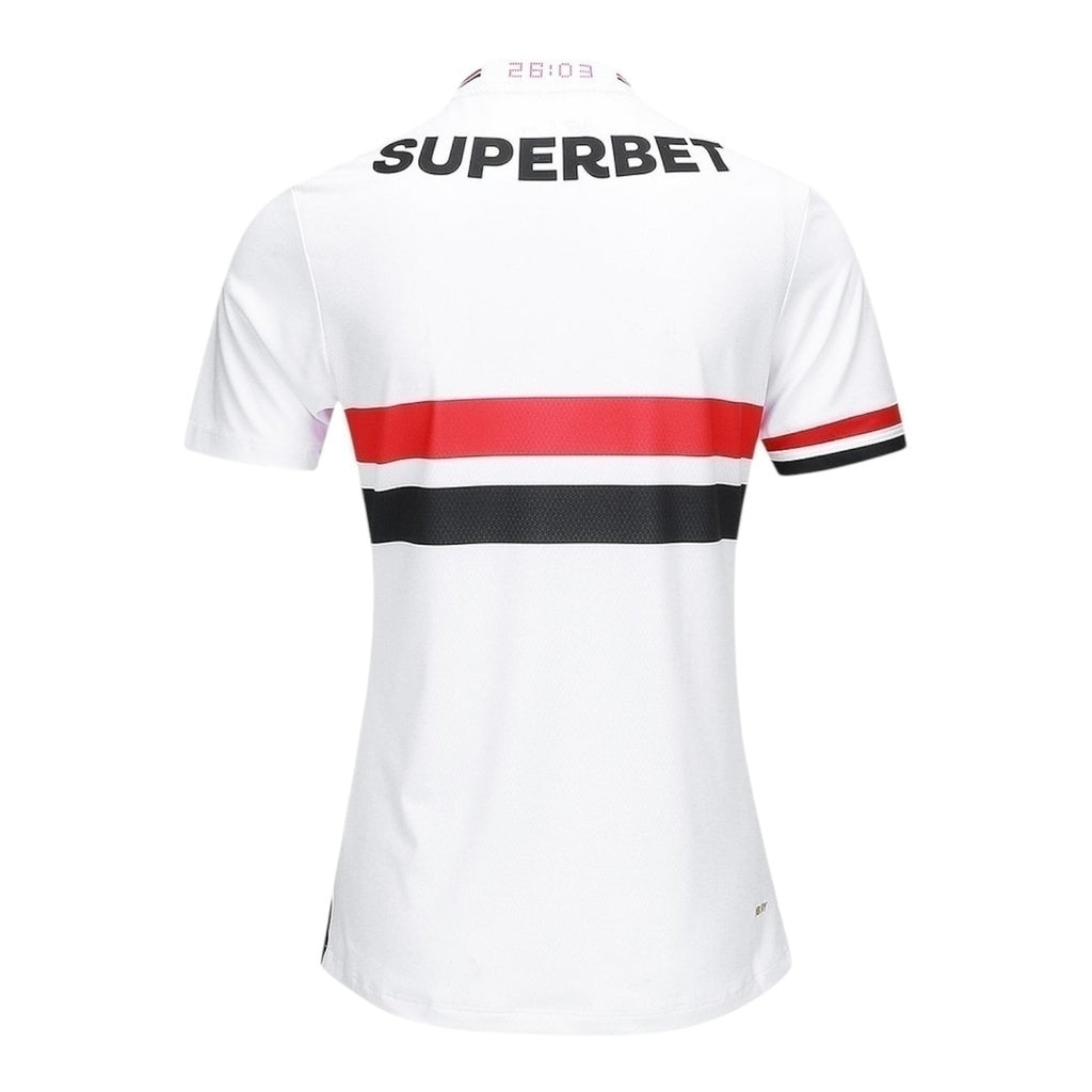 Camisa São Paulo Titular 25/26 - Feminina - Central das Camisas