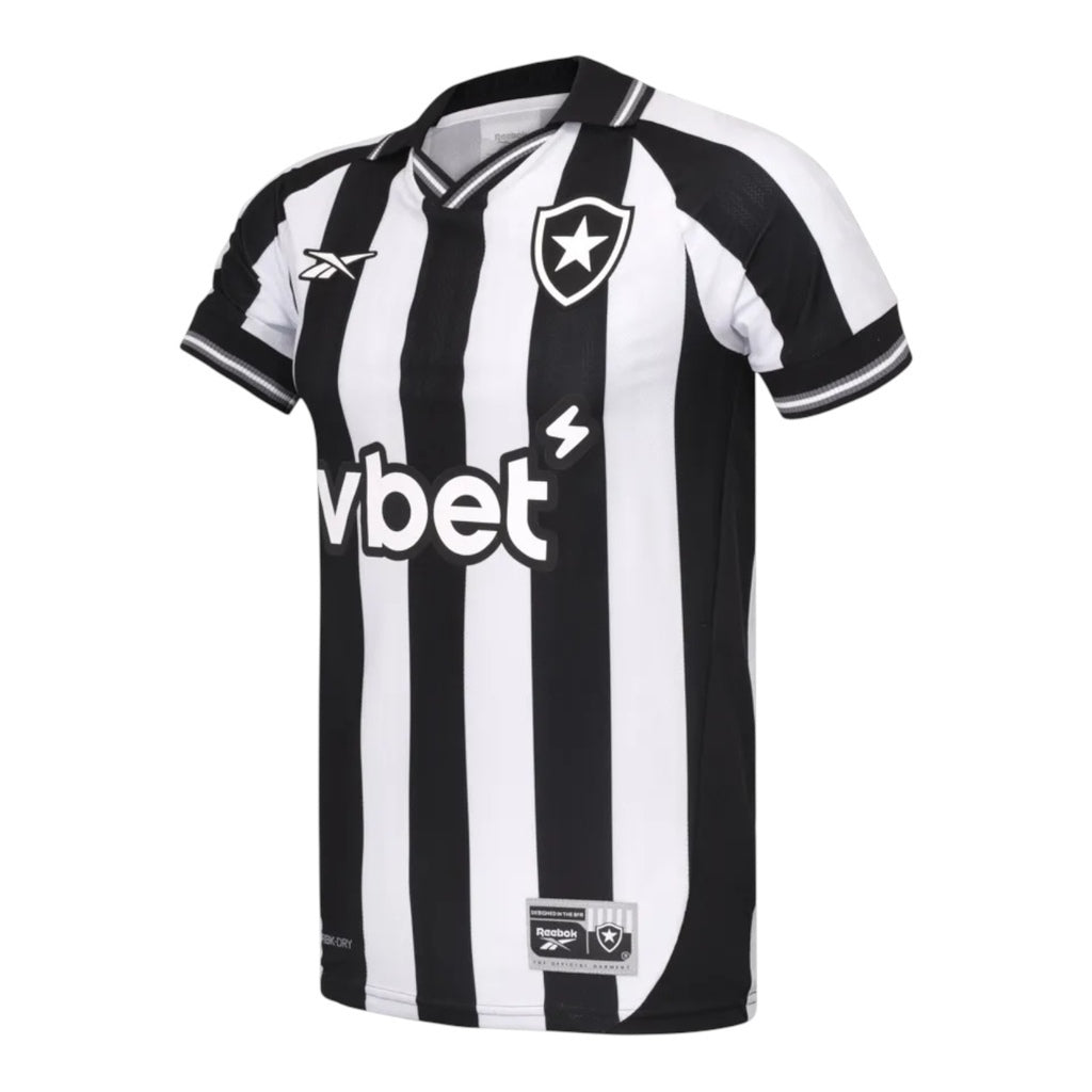 Camisa Inspirada Botafogo I 25/26 - Torcedor Masculina - Preta e branca Central das Camisas
