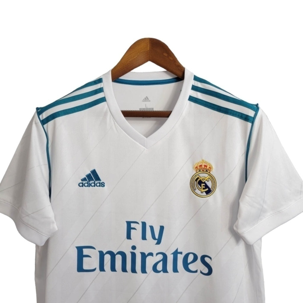Camisa Real Madrid Titular 17/18 - Retrô - Central das Camisas