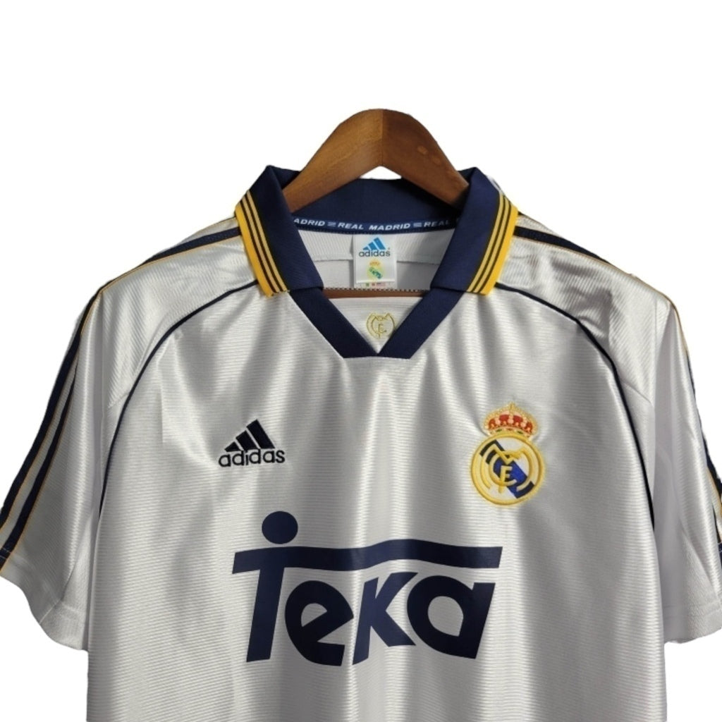 Camisa Real Madrid Titular 98/00 - Retrô - Central das Camisas