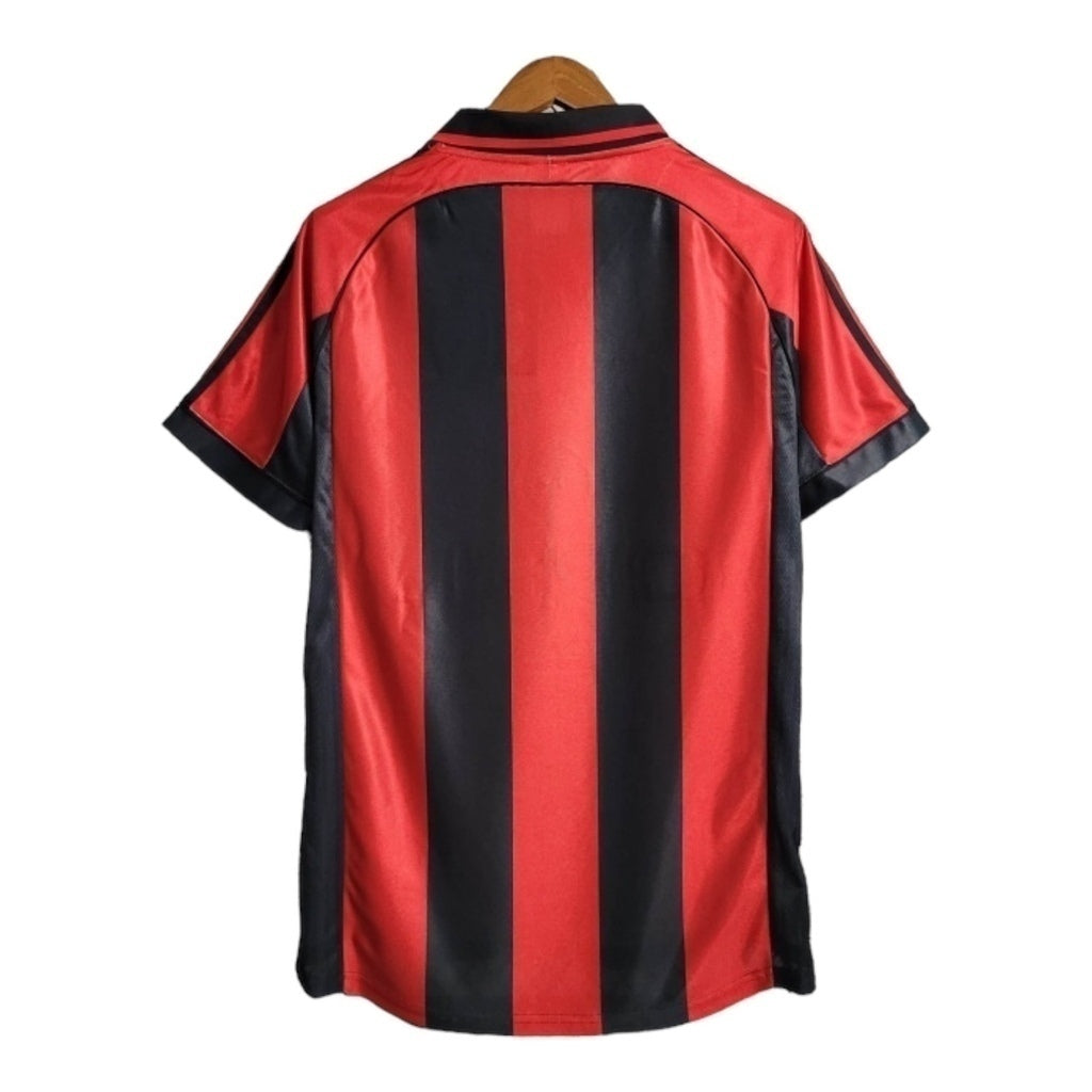 Camisa AC Milan Titular 98/99 - Retrô - Central das Camisas