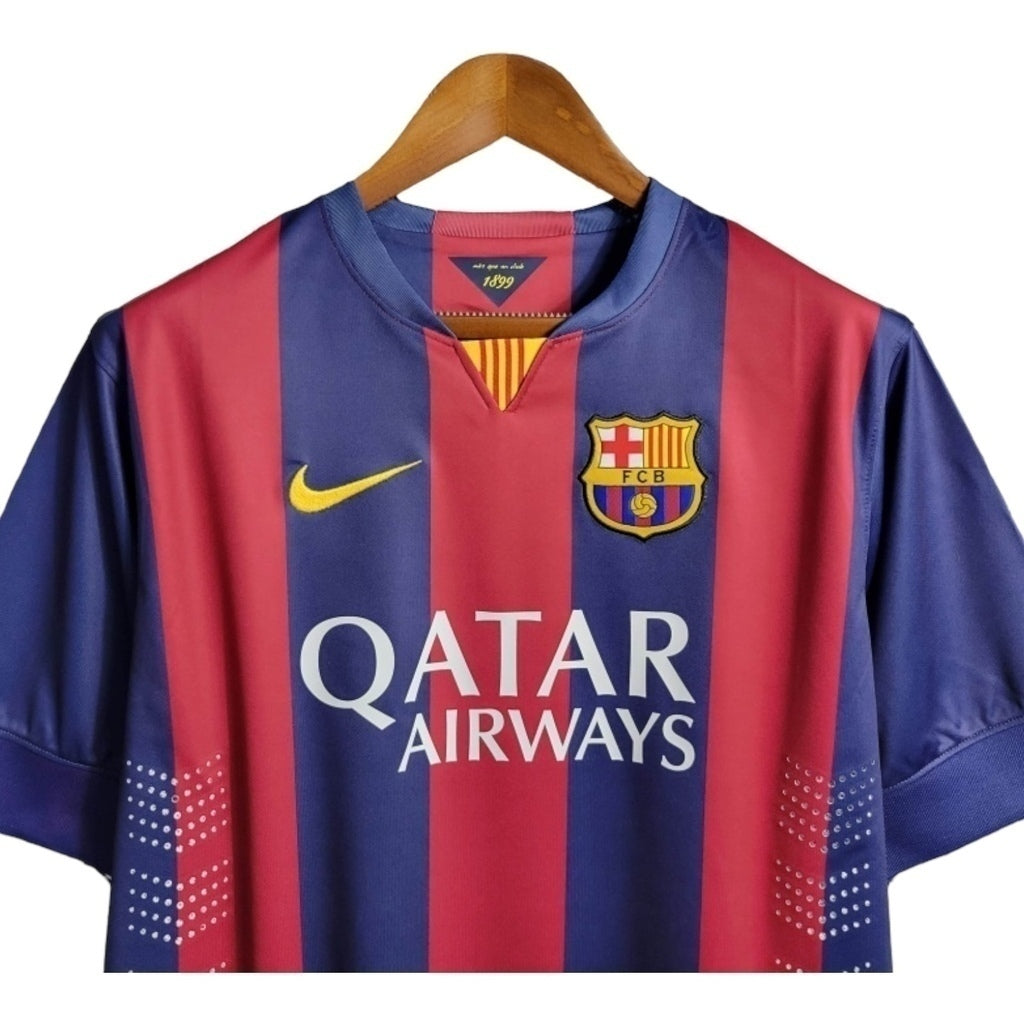 Camisa Barcelona Titular 14/15 - Retrô - Central das Camisas