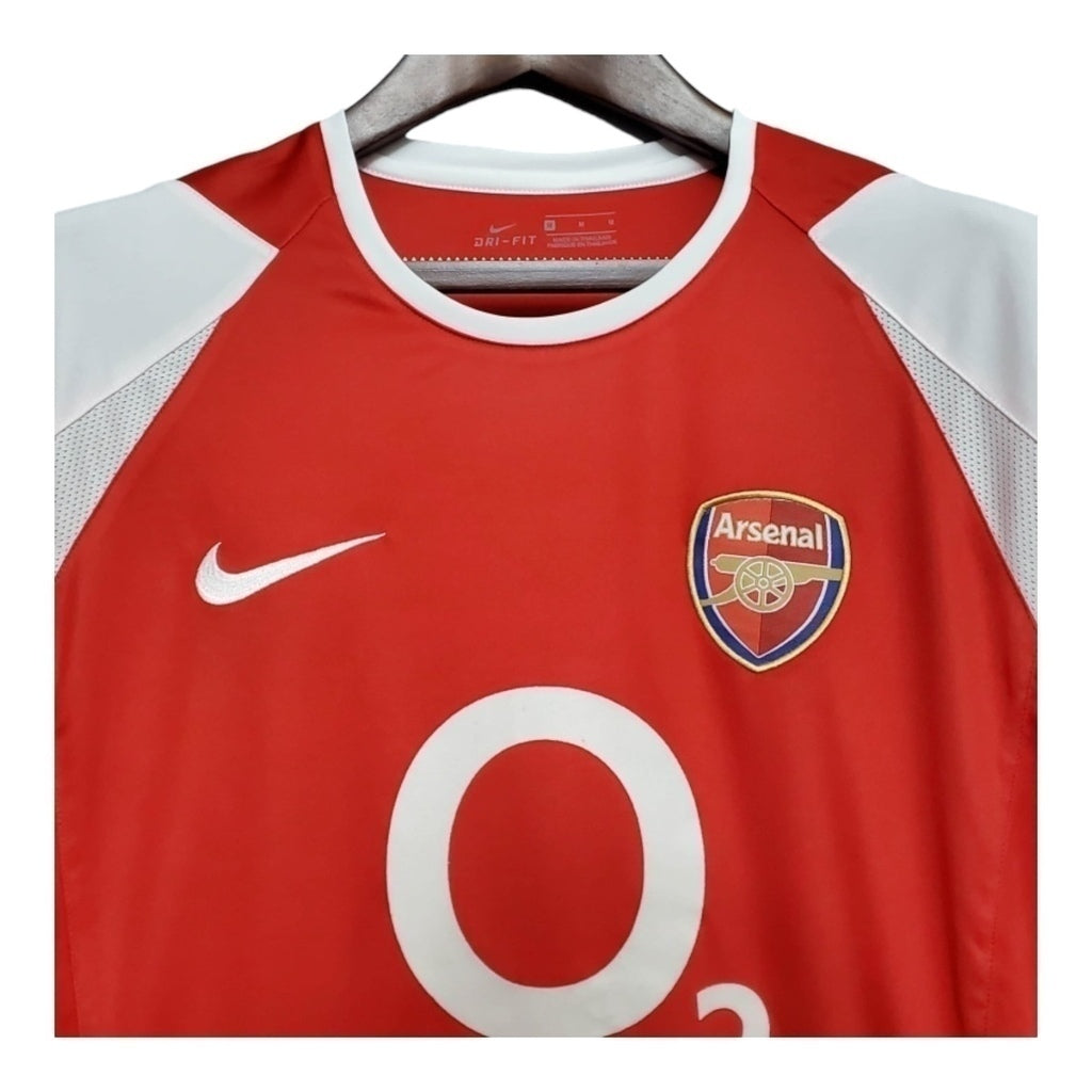 Camisa Arsenal Titular 02/04 - Retrô - Central das Camisas
