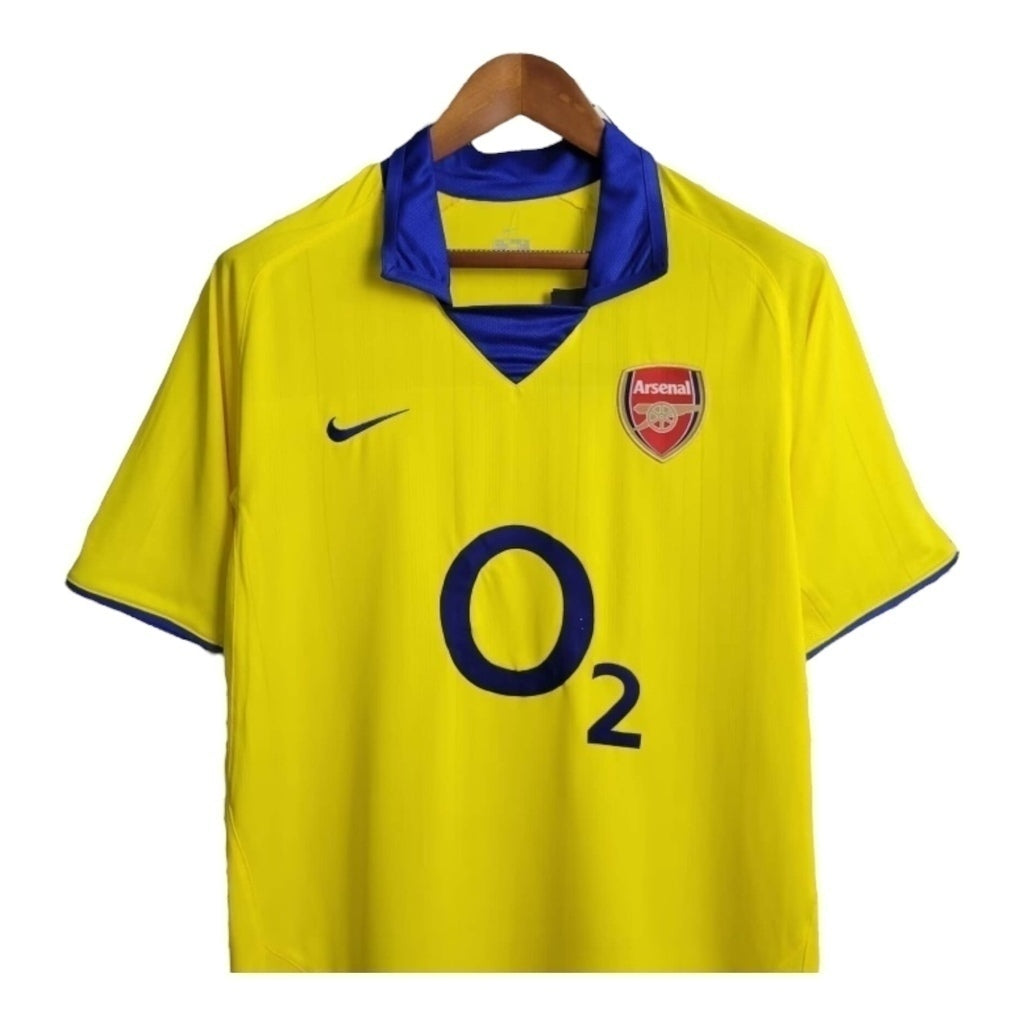 Camisa Arsenal Visitante 03/04 - Retrô - Central das Camisas