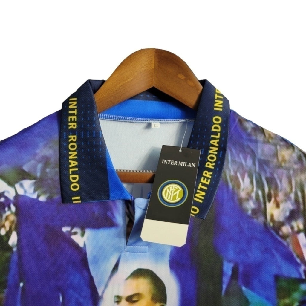 Camisa Inter de Milão Ronaldo 97/98 - Retrô - Central das Camisas