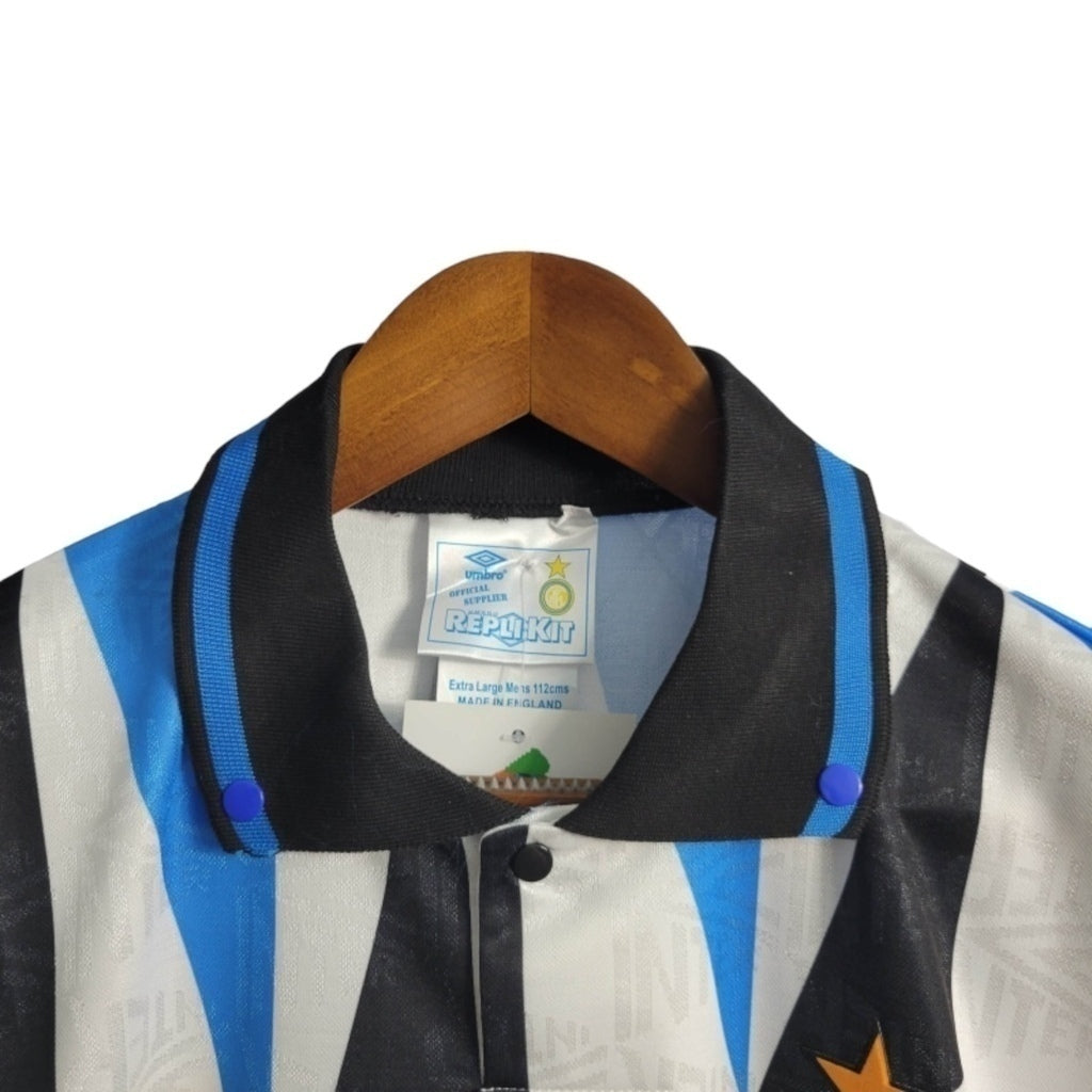Camisa Inter de Milão Visitante 92/93 - Retrô - Central das Camisas