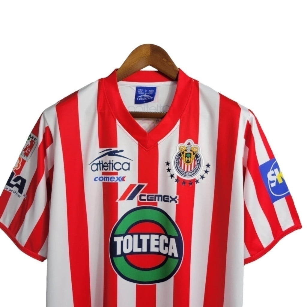 Camisa Chivas Guadalajara Titular 01/02 - Retrô - Central das Camisas