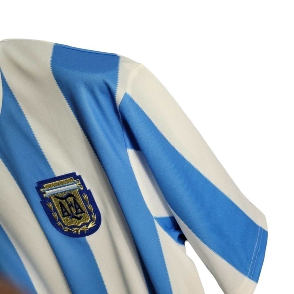 Camisa Argentina Titular 1986 - Retrô - Central das Camisas