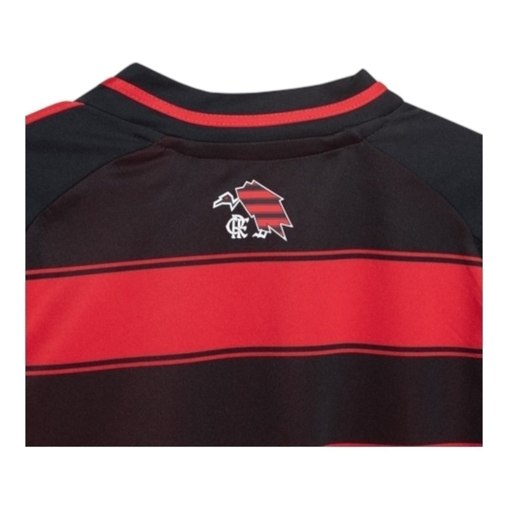 Kit Infantil Inspirado Flamengo I 25/26 - Vermelho e preto Central das Camisas