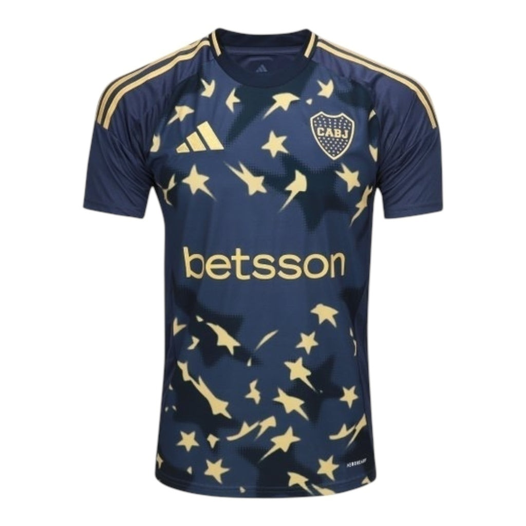 Camisa Boca Juniors III 25/26 - Torcedor Masculina - Azul com detalhes em amarelo - Central das Camisas