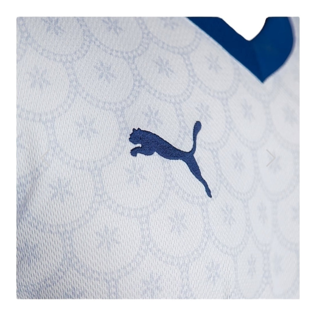 Camisa Inspirada Bahia I 25/26 - Torcedor Masculina - Branca com detalhes em azul Central das Camisas