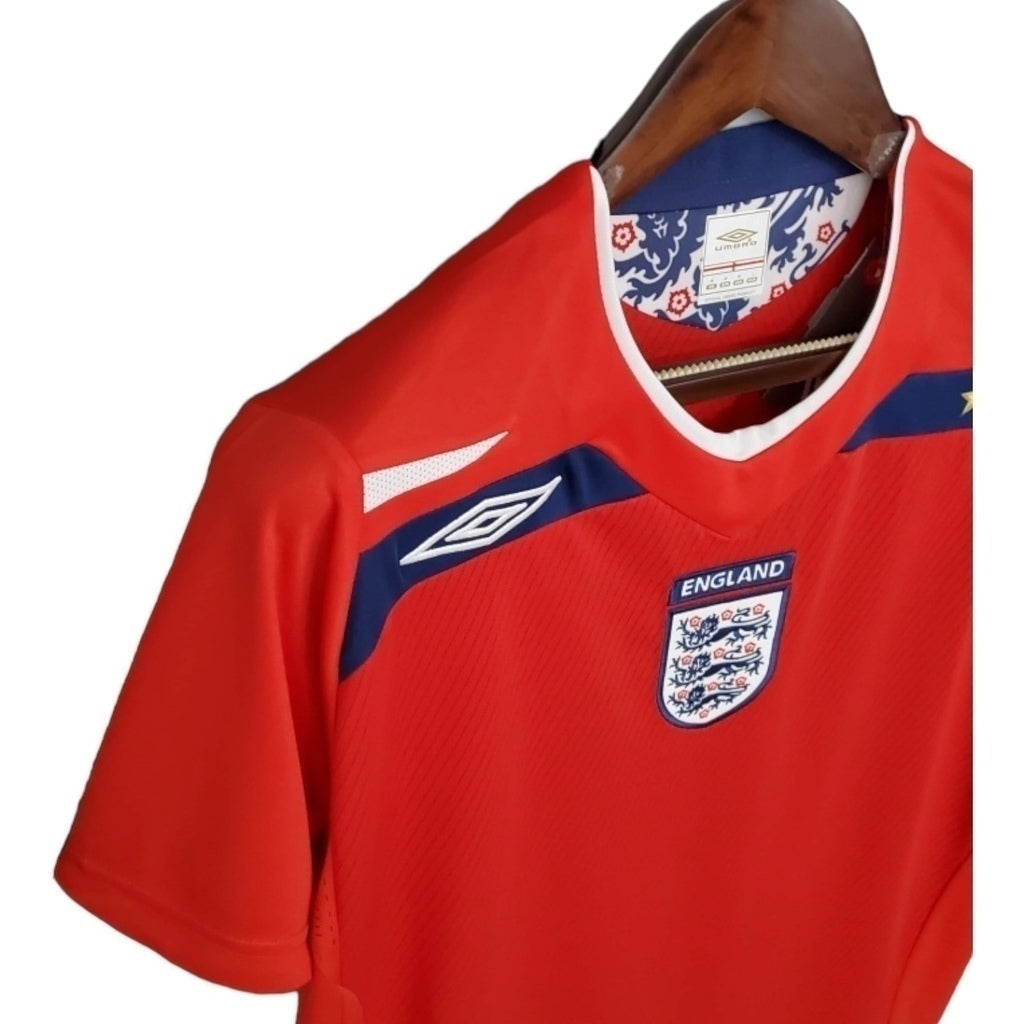 Camisa Inglaterra Visitante 08/10 - Retrô - Central das Camisas