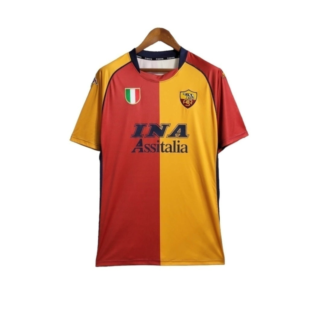 Camisa Roma Titular 01/02 - Retrô - Central das Camisas
