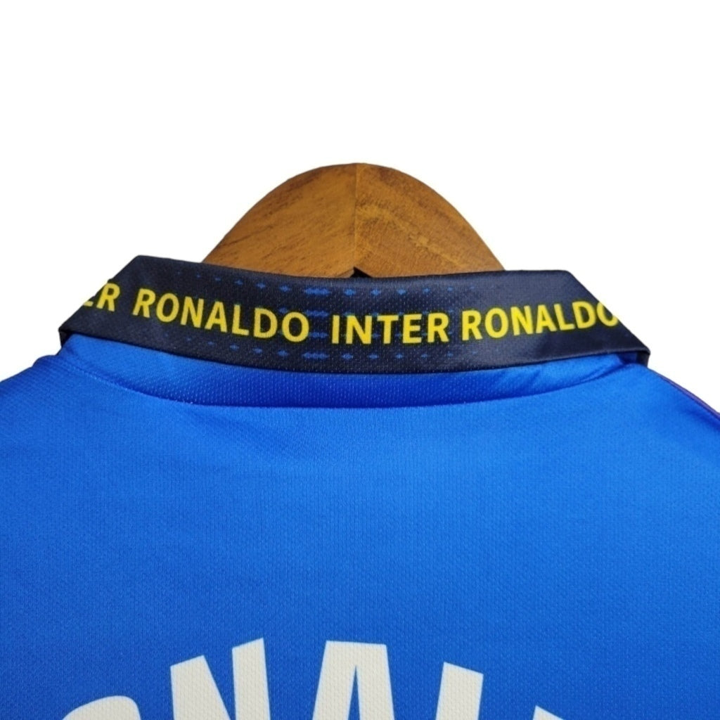 Camisa Inter de Milão Ronaldo 97/98 - Retrô - Central das Camisas
