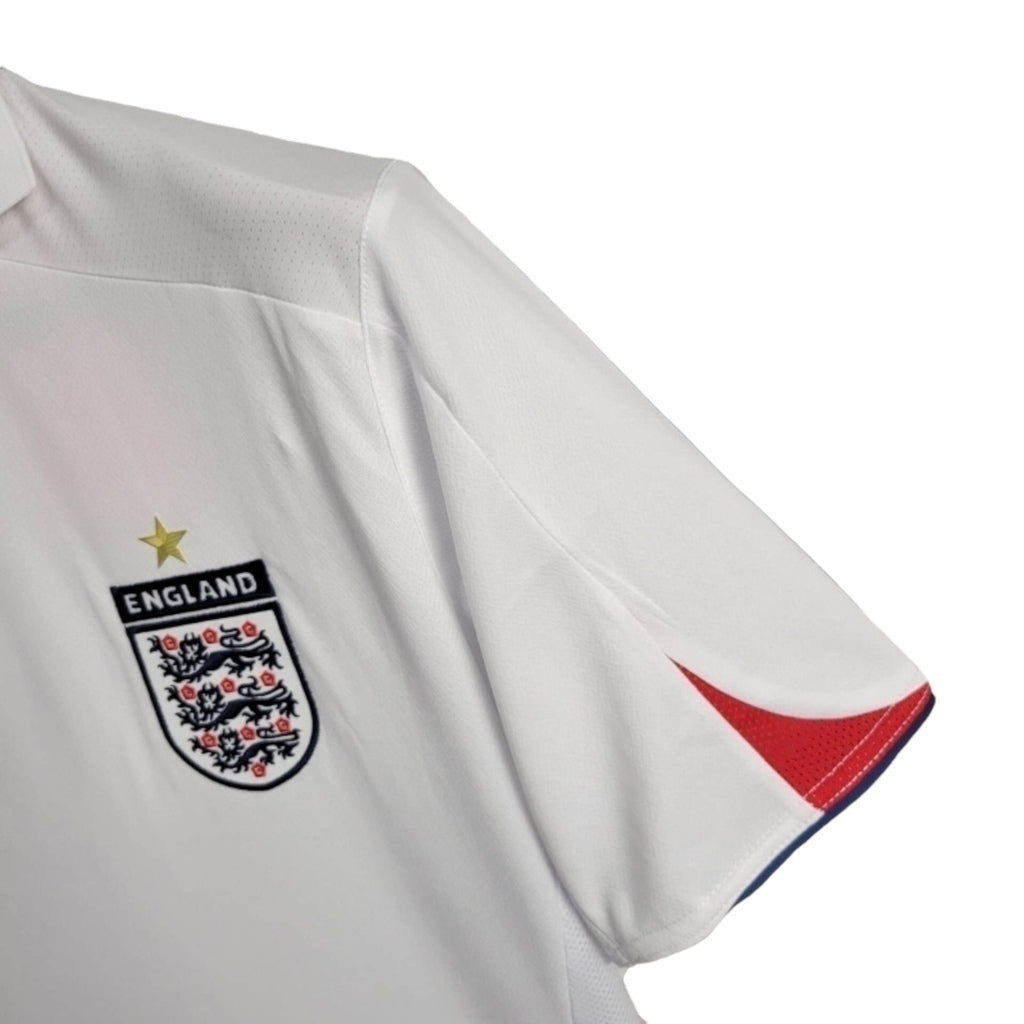 Camisa Inglaterra Titular 2005 - Retrô - Central das Camisas