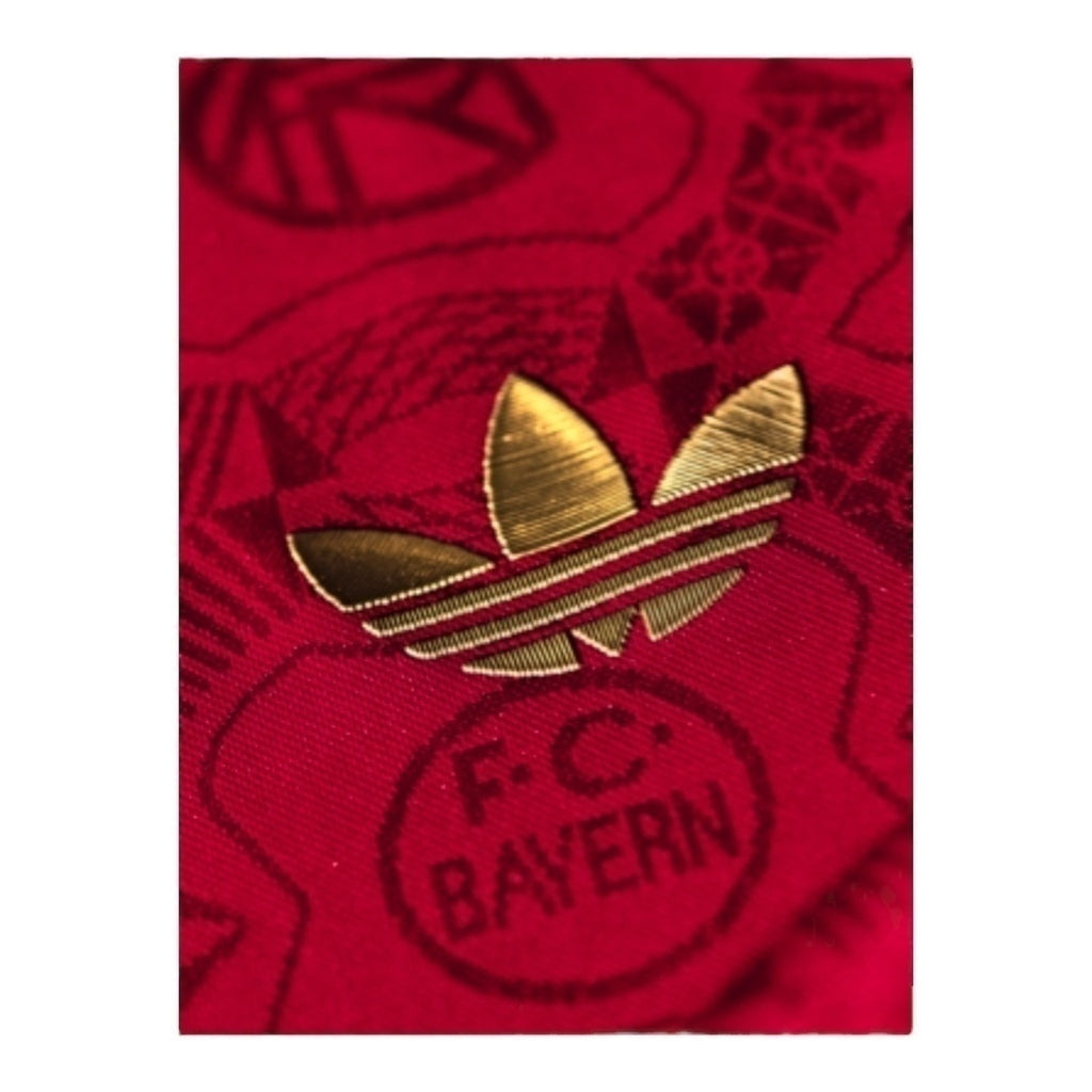 Kit Infantil Inspirado Bayern de Munique Edição especial Aniversário 125 anos 25/26 - Vinho com detalhes em dourado Central das Camisas