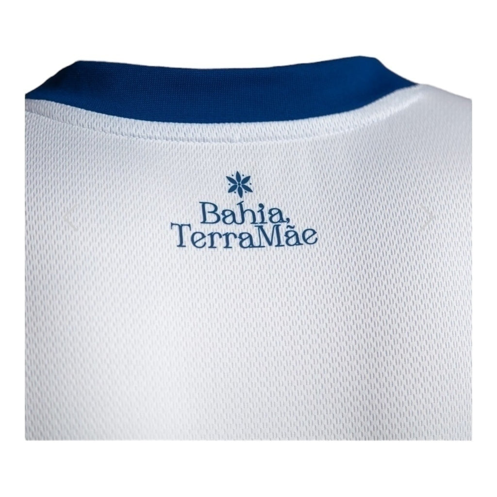 Camisa Inspirada Bahia I 25/26 - Torcedor Masculina - Branca com detalhes em azul Central das Camisas