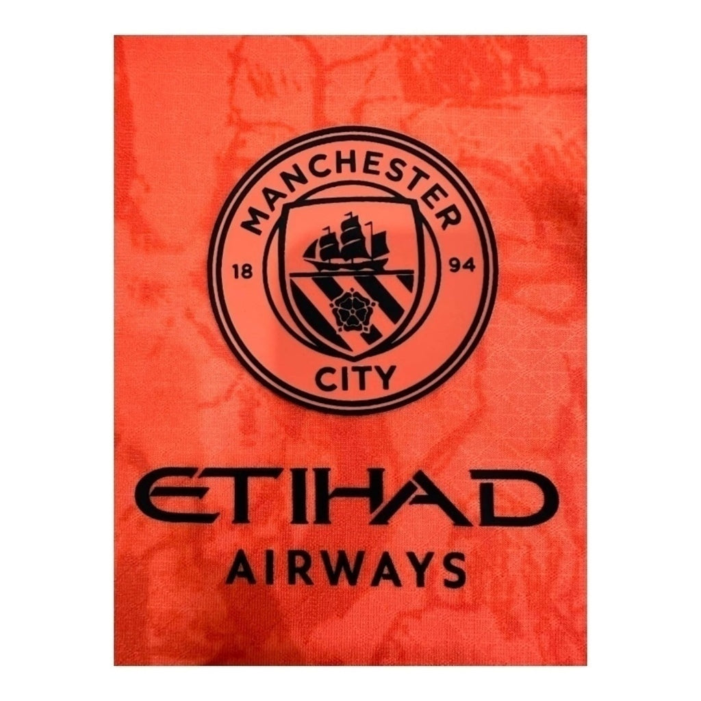 Camisa Manchester City III 25/26 - Jogador Masculina - Laranja - Central das Camisas