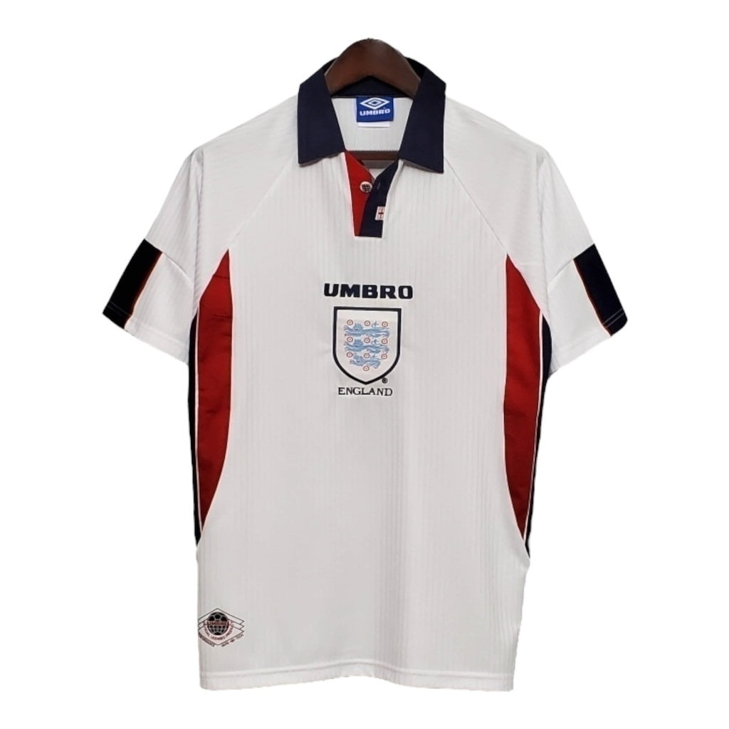 Camisa Inglaterra Titular 1998 - Retrô - Central das Camisas