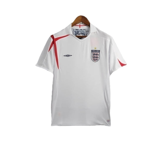 Camisa Inglaterra Titular 2005 - Retrô - Central das Camisas