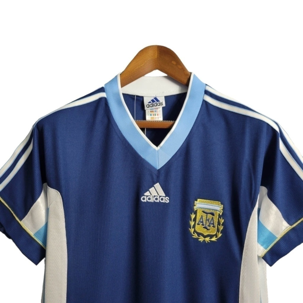 Camisa Argentina Visitante 1998 - Retrô - Central das Camisas