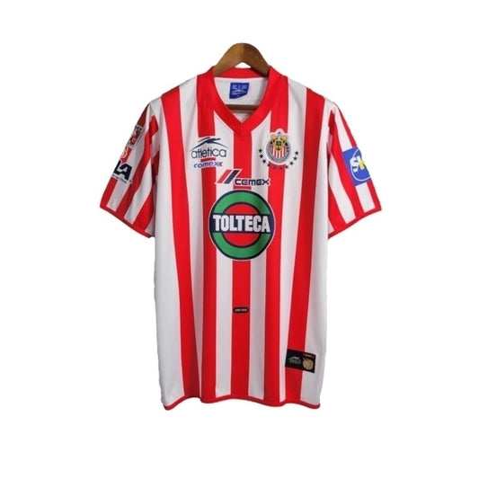 Camisa Chivas Guadalajara Titular 01/02 - Retrô - Central das Camisas