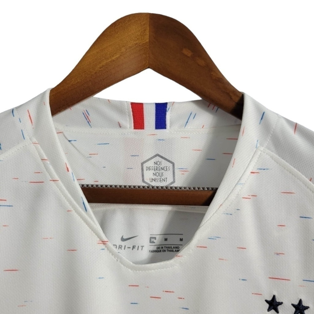 Camisa França Copa do Mundo Visitante 2018 - Retrô - Central das Camisas