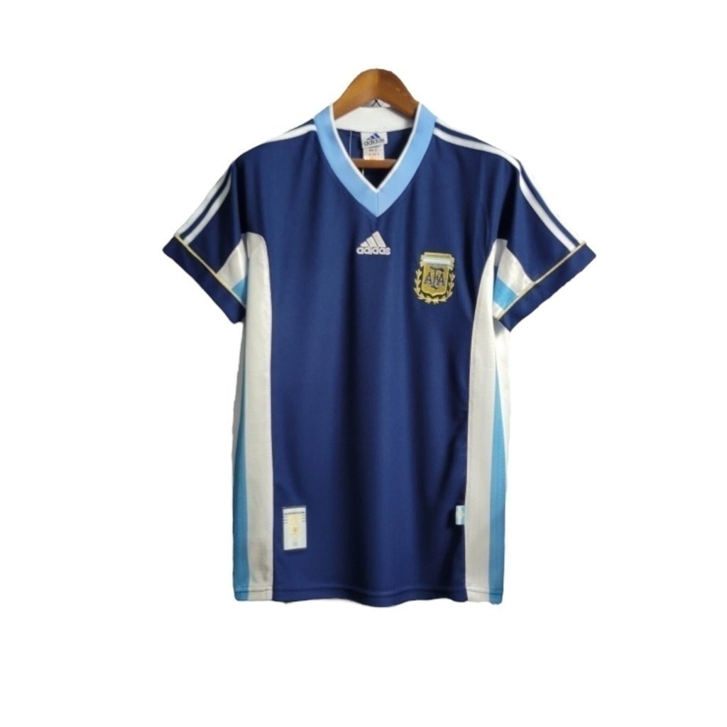 Camisa Argentina Visitante 1998 - Retrô - Central das Camisas