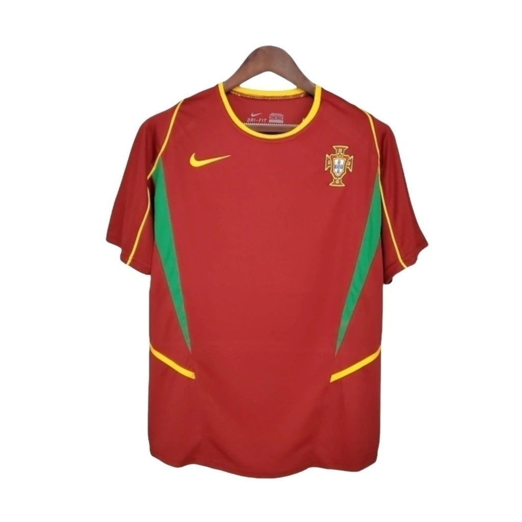 Camisa Portugal Titular 2002 - Retrô - Central das Camisas