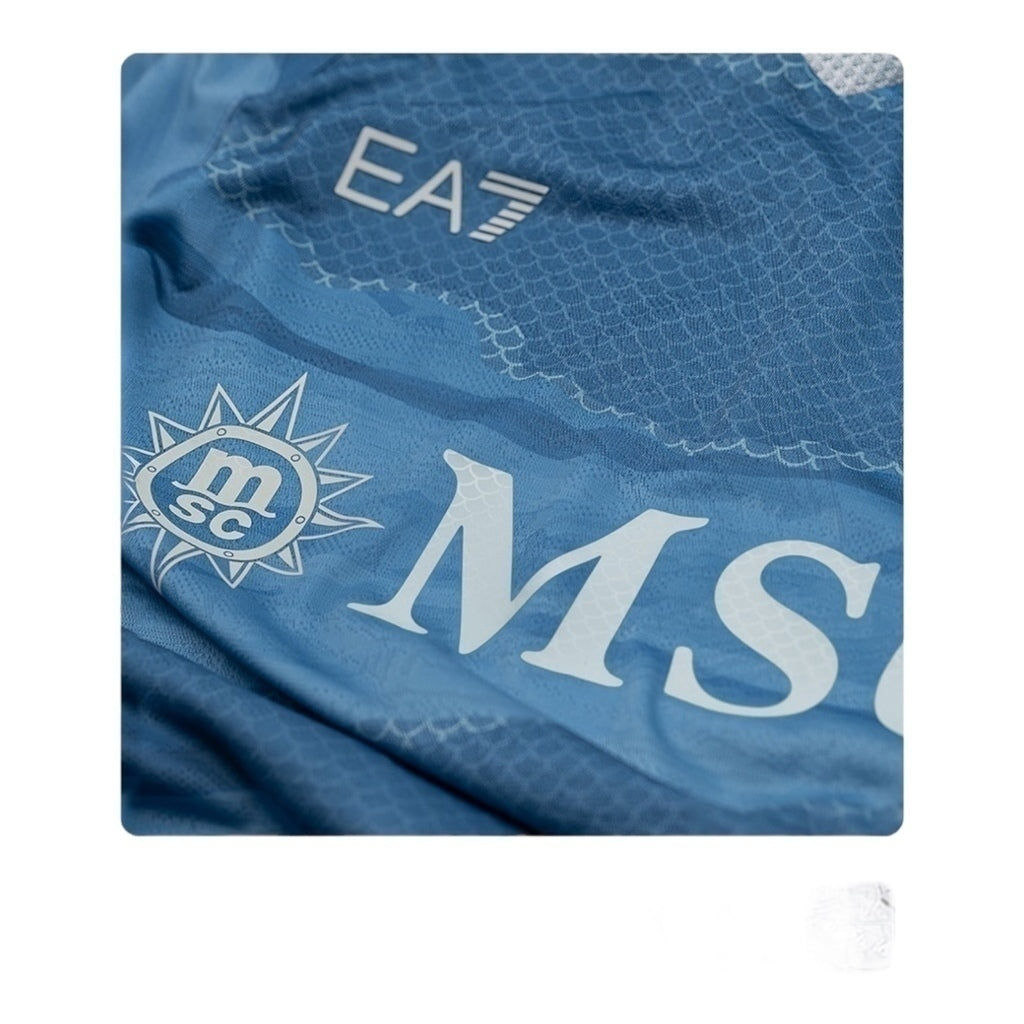 Camisa Napoli Edição especial 24/25 - Torcedor EA7 Masculina - Azul - Central das Camisas