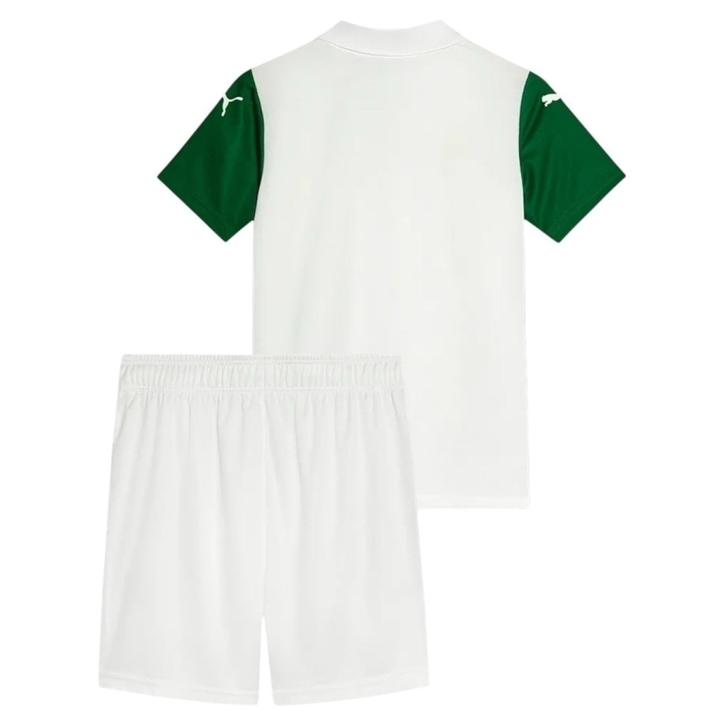 Kit Infantil Inspirado Palmeiras II 25/26 - Branco e verde Central das Camisas