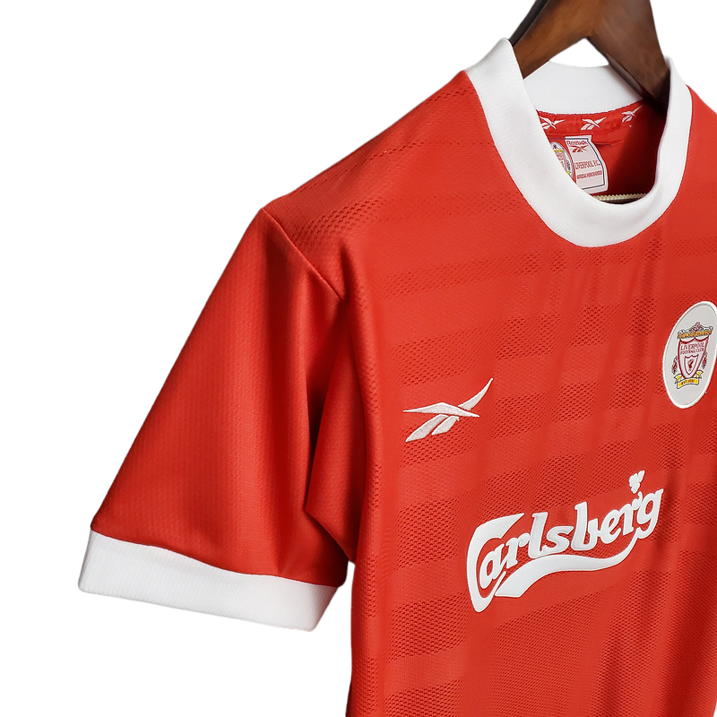 Camisa Liverpool Titular 1998 - Retrô - Central das Camisas