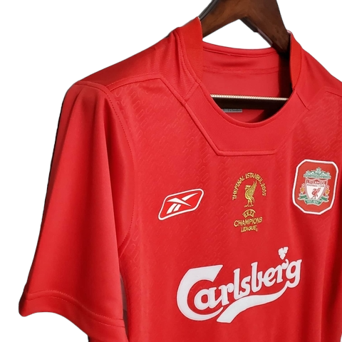 Camisa Liverpool Titular 2005 - Retrô - Central das Camisas