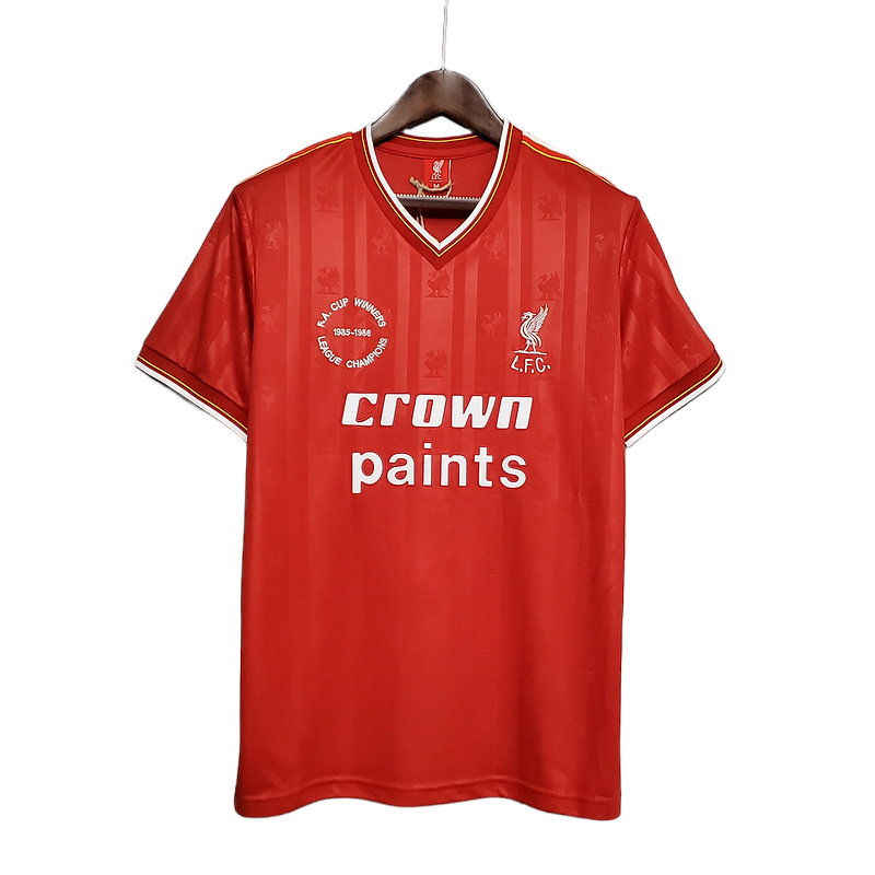 Camisa Liverpool Titular 85/86 - Retrô - Central das Camisas