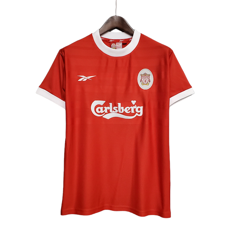 Camisa Liverpool Titular 1998 - Retrô - Central das Camisas