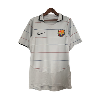 Camisa Barcelona Visitante 03/04 - Retrô - Central das Camisas