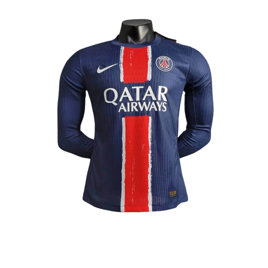 Camisa  Paris Saint-Germain Titular Manga Longa 24/25 - Jogador