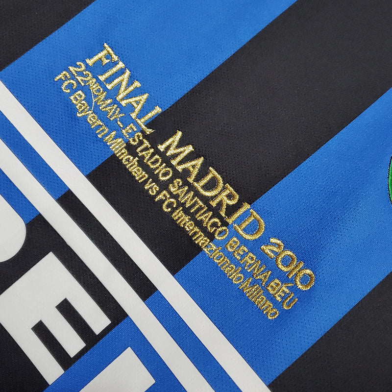 Camisa Inter de Milão Titular 09/10 - Retrô