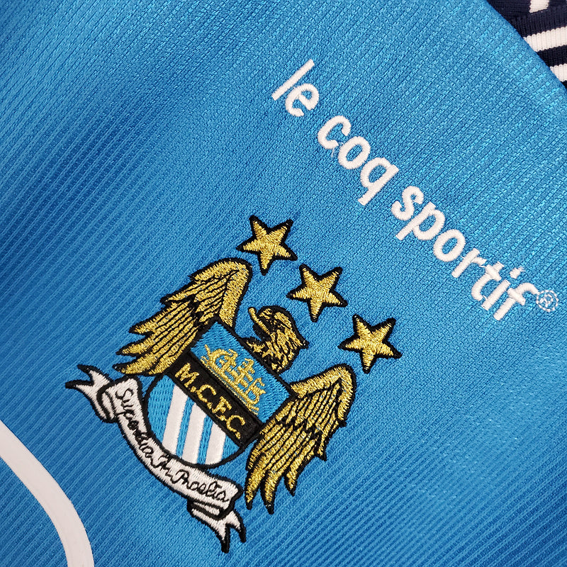 Camisa Manchester City Titular 99/01 - Retrô - Central das Camisas