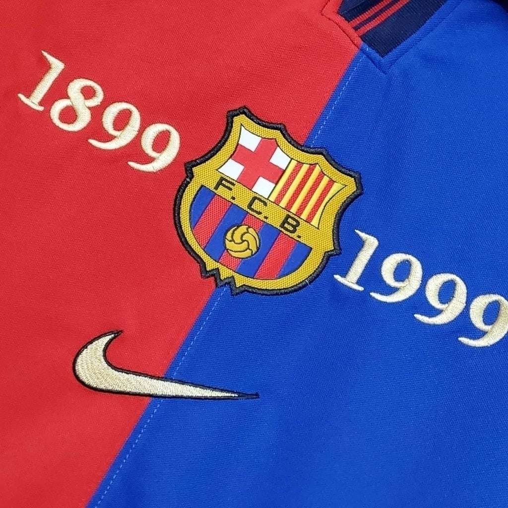 Camisa Barcelona 100 Anos 1999 - Retrô - Central das Camisas