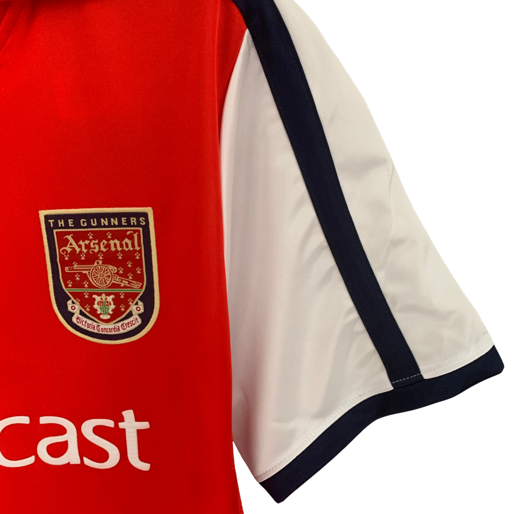 Camisa Arsenal Titular 01/02 - Retrô - Central das Camisas