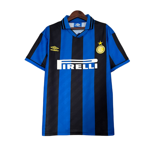 Camisa Inter de Milão Titular 95/96 - Retrô - Central das Camisas
