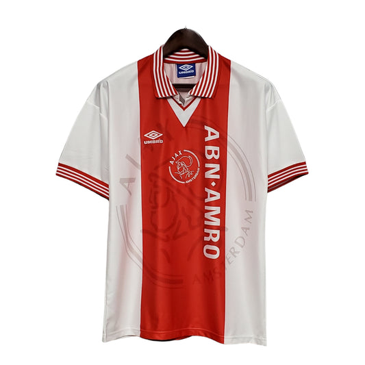 Camisa Ajax Titular 95/96 - Branca e Vermelha