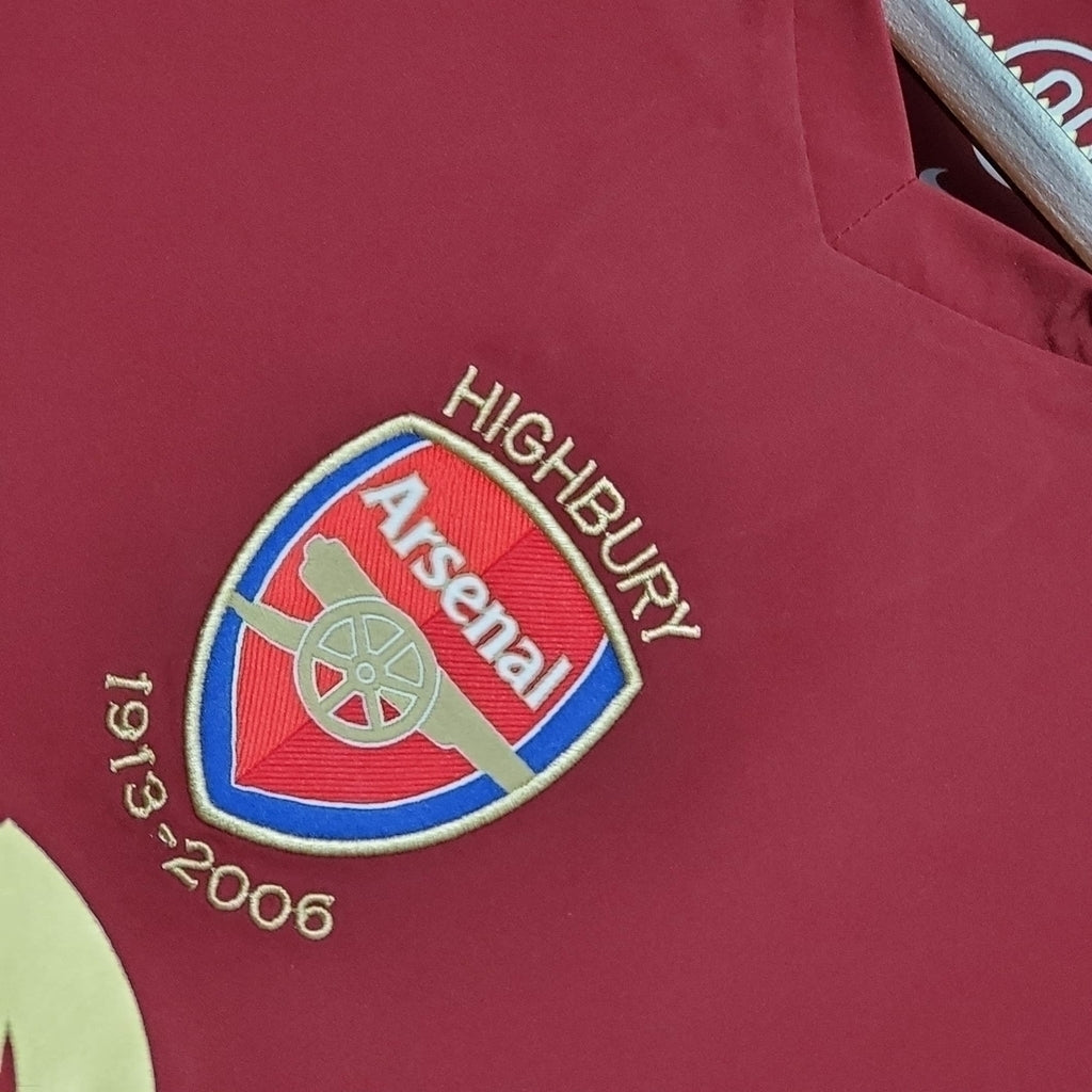 Camisa Arsenal Titular 05/06 - Retrô - Central das Camisas