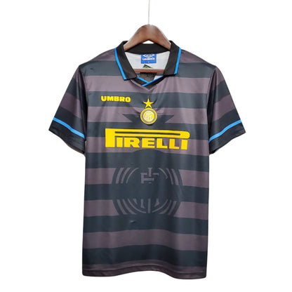 Camisa Inter de Milão II 1997/1998 - Preta e cinza