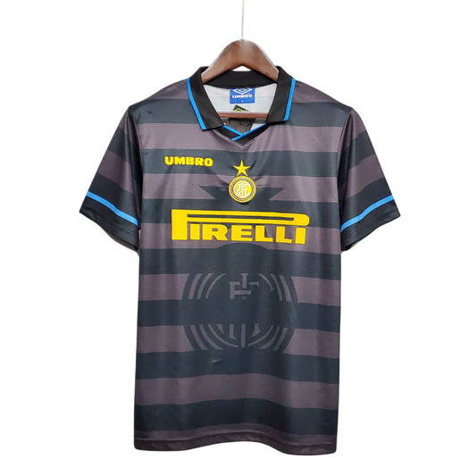 Camisa Inter de Milão II 1997/1998 - Preta e cinza