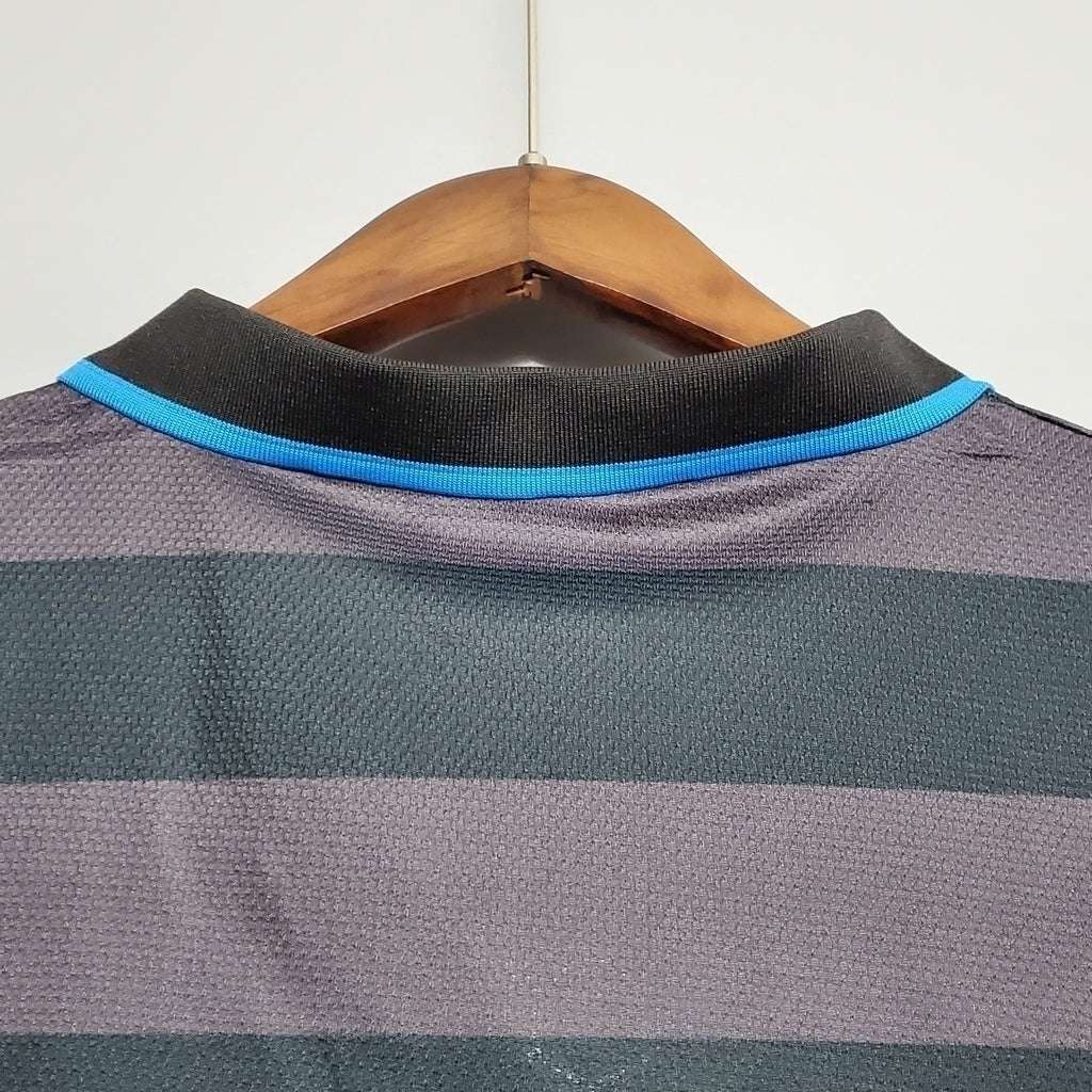 Camisa Inter de Milão II 1997/1998 - Preta e cinza - Central das Camisas
