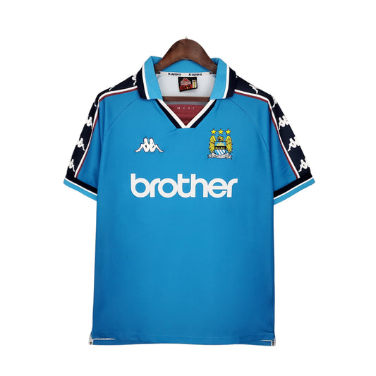 Camisa Manchester City Titular 97/99 - Azul