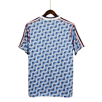 Camisa Manchester United Visitante 91/93 - Azul