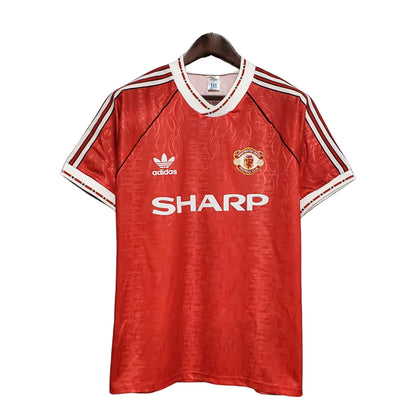 Camisa Manchester United Titular 90/92 - Vermelha